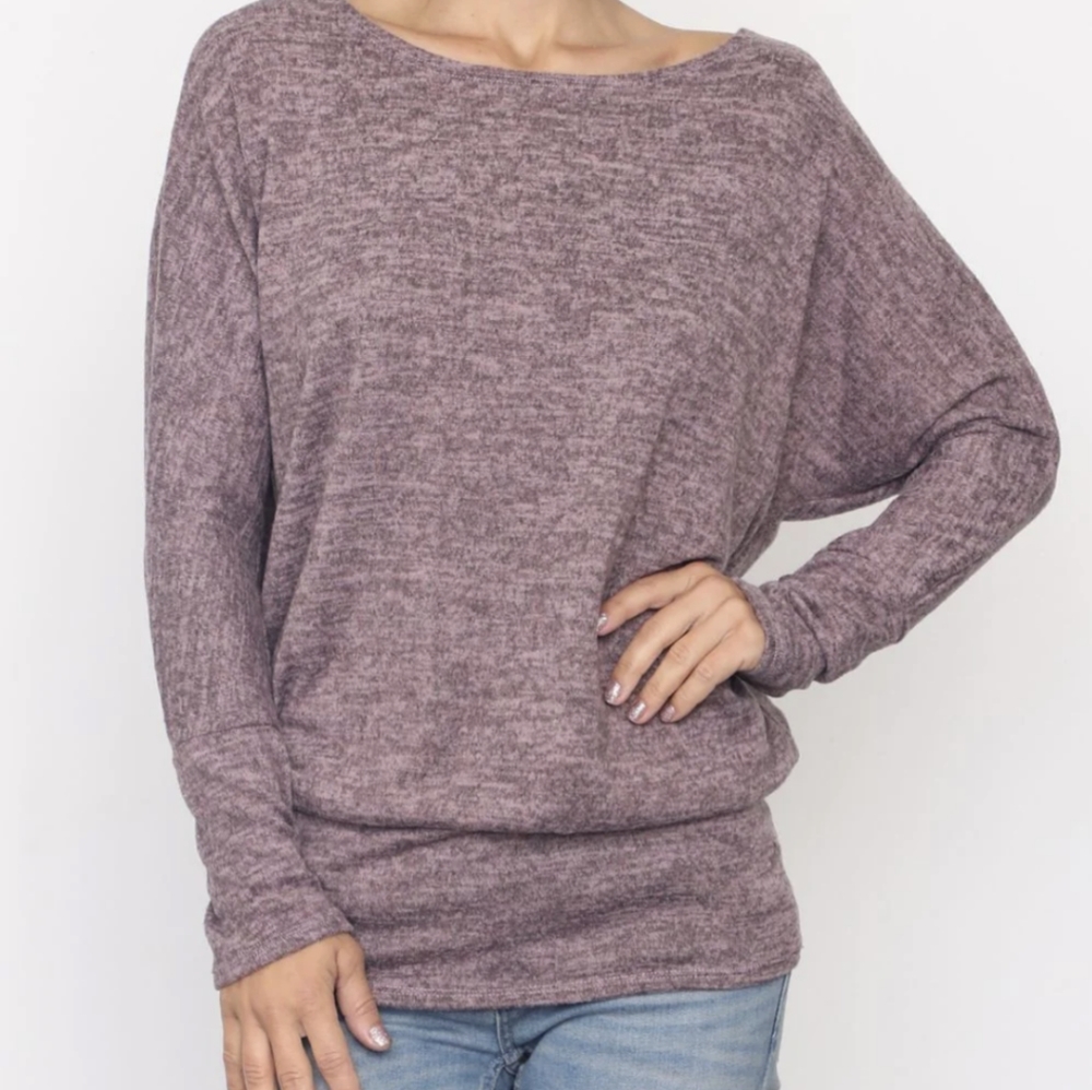 Dust Pink Blouson Tunic